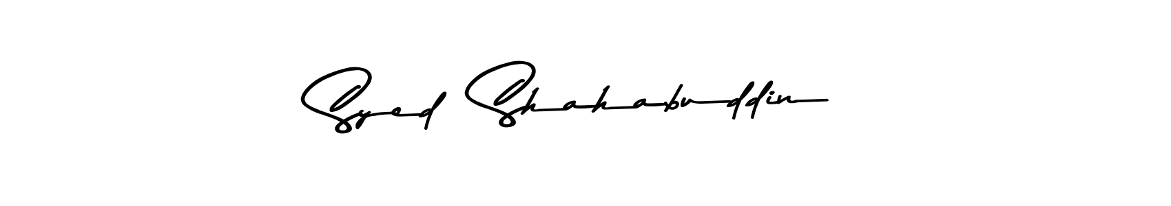 You can use this online signature creator to create a handwritten signature for the name Syed  Shahabuddin. This is the best online autograph maker. Syed  Shahabuddin signature style 9 images and pictures png