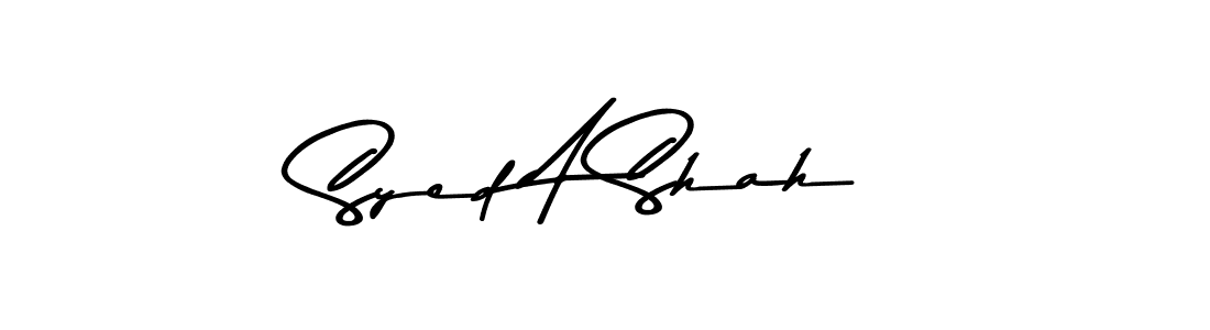 Use a signature maker to create a handwritten signature online. With this signature software, you can design (Asem Kandis PERSONAL USE) your own signature for name Syed A Shah. Syed A Shah signature style 9 images and pictures png