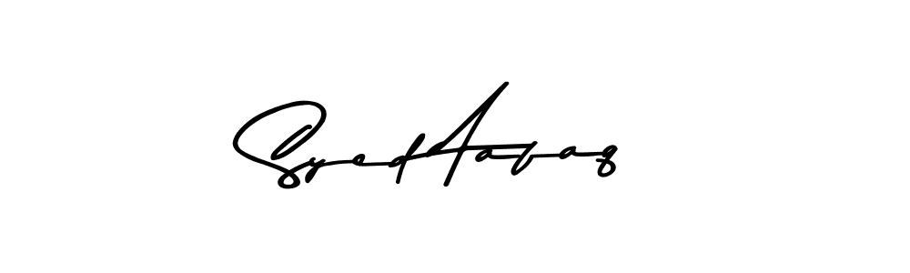Also You can easily find your signature by using the search form. We will create Syed Aafaq name handwritten signature images for you free of cost using Asem Kandis PERSONAL USE sign style. Syed Aafaq signature style 9 images and pictures png