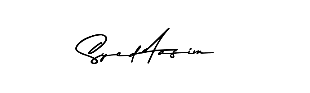 The best way (Asem Kandis PERSONAL USE) to make a short signature is to pick only two or three words in your name. The name Syed Aasim include a total of six letters. For converting this name. Syed Aasim signature style 9 images and pictures png
