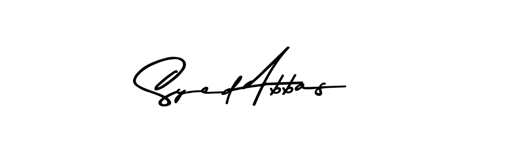 Make a beautiful signature design for name Syed Abbas. Use this online signature maker to create a handwritten signature for free. Syed Abbas signature style 9 images and pictures png