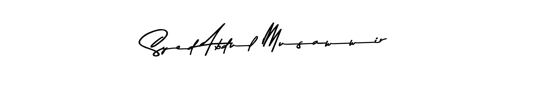 Make a beautiful signature design for name Syed Abdul Musawwir. Use this online signature maker to create a handwritten signature for free. Syed Abdul Musawwir signature style 9 images and pictures png