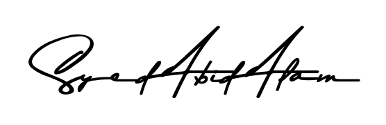 A timeless handwritten aesthetic for Syed Abid Alam. The Asem Kandis PERSONAL USE font gives your signature a handcrafted feel with natural curves. Syed Abid Alam signature style 9 images and pictures png