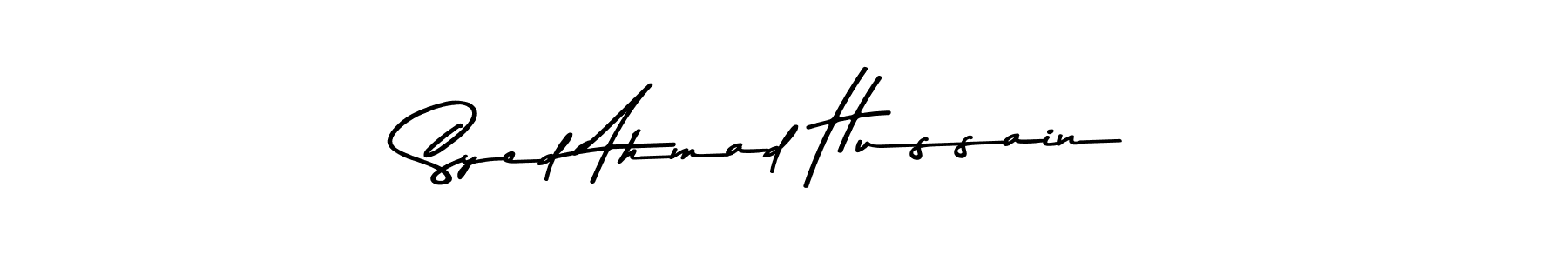 You can use this online signature creator to create a handwritten signature for the name Syed Ahmad Hussain. This is the best online autograph maker. Syed Ahmad Hussain signature style 9 images and pictures png