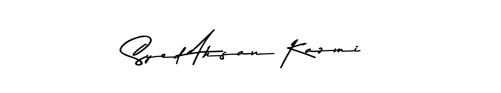 You should practise on your own different ways (Asem Kandis PERSONAL USE) to write your name (Syed Ahsan Kazmi) in signature. don't let someone else do it for you. Syed Ahsan Kazmi signature style 9 images and pictures png