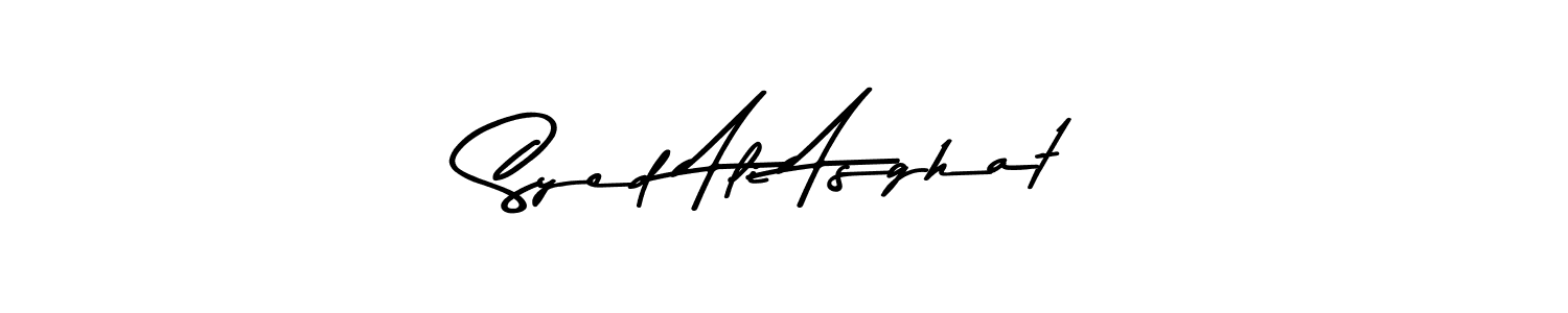 Create a beautiful signature design for name Syed Ali Asghat. With this signature (Asem Kandis PERSONAL USE) fonts, you can make a handwritten signature for free. Syed Ali Asghat signature style 9 images and pictures png