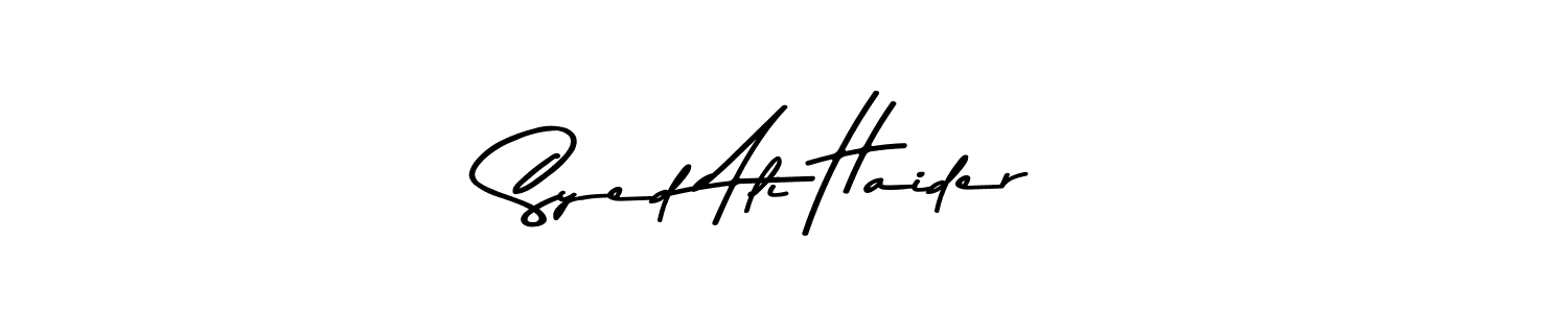 Make a short Syed Ali Haider signature style. Manage your documents anywhere anytime using Asem Kandis PERSONAL USE. Create and add eSignatures, submit forms, share and send files easily. Syed Ali Haider signature style 9 images and pictures png