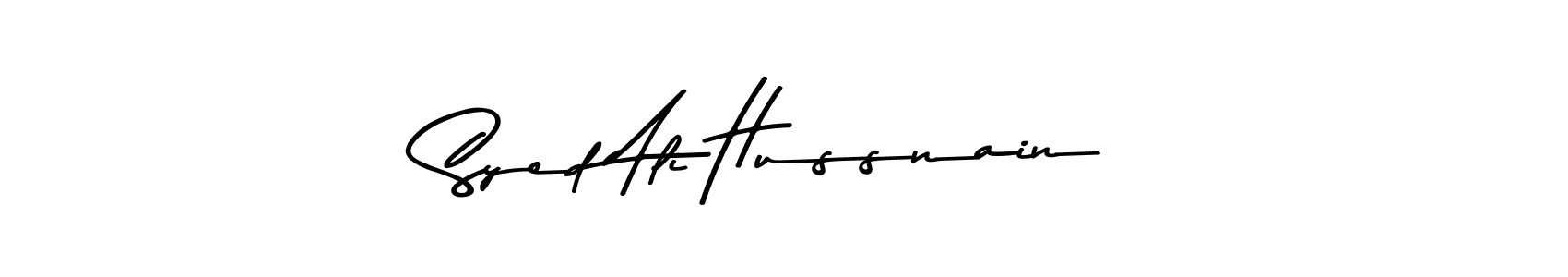 Make a beautiful signature design for name Syed Ali Hussnain. Use this online signature maker to create a handwritten signature for free. Syed Ali Hussnain signature style 9 images and pictures png