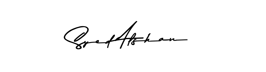 Design your own signature with our free online signature maker. With this signature software, you can create a handwritten (Asem Kandis PERSONAL USE) signature for name Syed Alshan. Syed Alshan signature style 9 images and pictures png