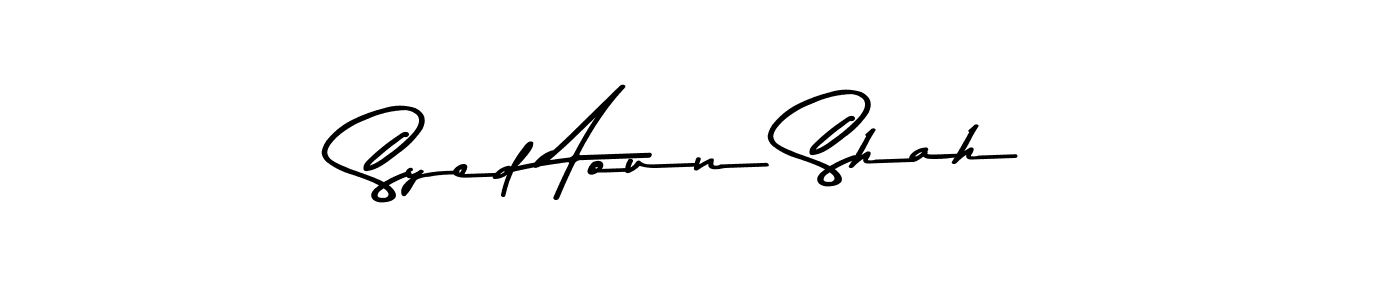 Also You can easily find your signature by using the search form. We will create Syed Aoun Shah name handwritten signature images for you free of cost using Asem Kandis PERSONAL USE sign style. Syed Aoun Shah signature style 9 images and pictures png