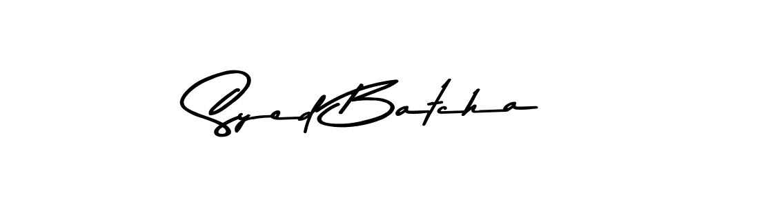 Use a signature maker to create a handwritten signature online. With this signature software, you can design (Asem Kandis PERSONAL USE) your own signature for name Syed Batcha. Syed Batcha signature style 9 images and pictures png