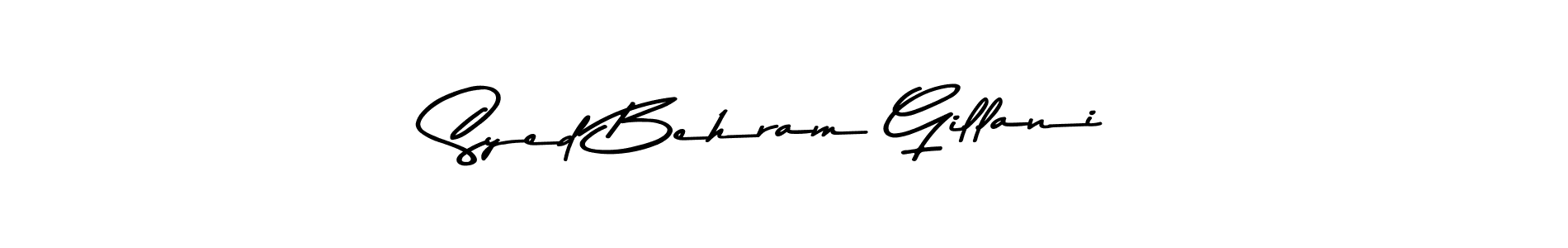 Also we have Syed Behram Gillani name is the best signature style. Create professional handwritten signature collection using Asem Kandis PERSONAL USE autograph style. Syed Behram Gillani signature style 9 images and pictures png