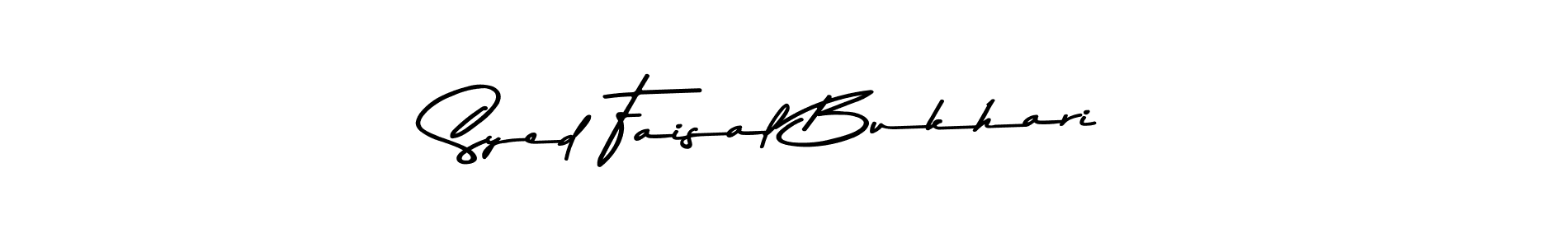 Design your own signature with our free online signature maker. With this signature software, you can create a handwritten (Asem Kandis PERSONAL USE) signature for name Syed Faisal Bukhari. Syed Faisal Bukhari signature style 9 images and pictures png