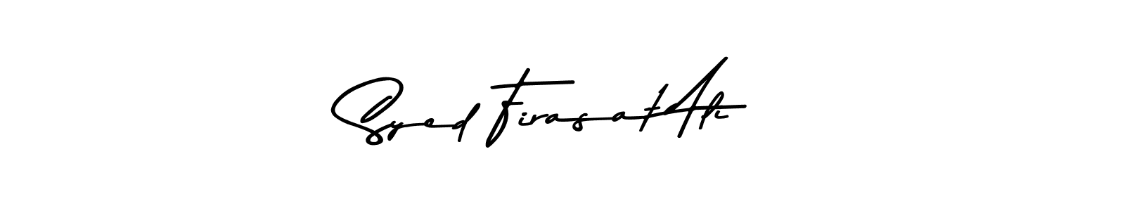 You can use this online signature creator to create a handwritten signature for the name Syed Firasat Ali. This is the best online autograph maker. Syed Firasat Ali signature style 9 images and pictures png