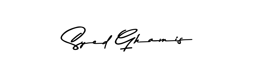 How to make Syed Ghamis signature? Asem Kandis PERSONAL USE is a professional autograph style. Create handwritten signature for Syed Ghamis name. Syed Ghamis signature style 9 images and pictures png
