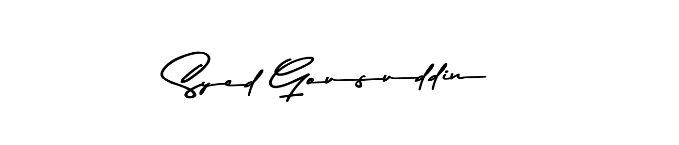 if you are searching for the best signature style for your name Syed Gousuddin. so please give up your signature search. here we have designed multiple signature styles  using Asem Kandis PERSONAL USE. Syed Gousuddin signature style 9 images and pictures png