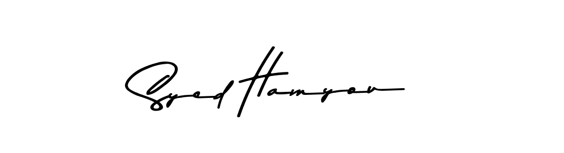 You can use this online signature creator to create a handwritten signature for the name Syed Hamyou. This is the best online autograph maker. Syed Hamyou signature style 9 images and pictures png
