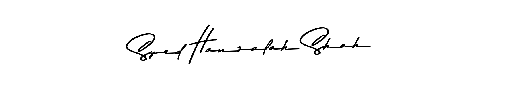 Use a signature maker to create a handwritten signature online. With this signature software, you can design (Asem Kandis PERSONAL USE) your own signature for name Syed Hanzalah Shah. Syed Hanzalah Shah signature style 9 images and pictures png