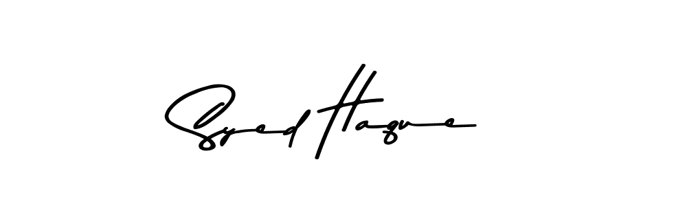 Use a signature maker to create a handwritten signature online. With this signature software, you can design (Asem Kandis PERSONAL USE) your own signature for name Syed Haque. Syed Haque signature style 9 images and pictures png
