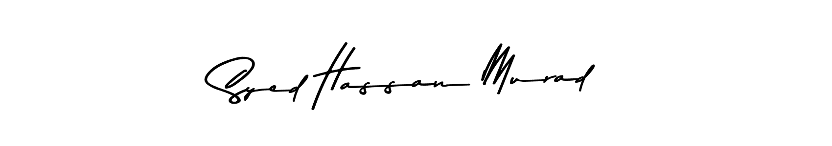 Make a beautiful signature design for name Syed Hassan Murad. Use this online signature maker to create a handwritten signature for free. Syed Hassan Murad signature style 9 images and pictures png