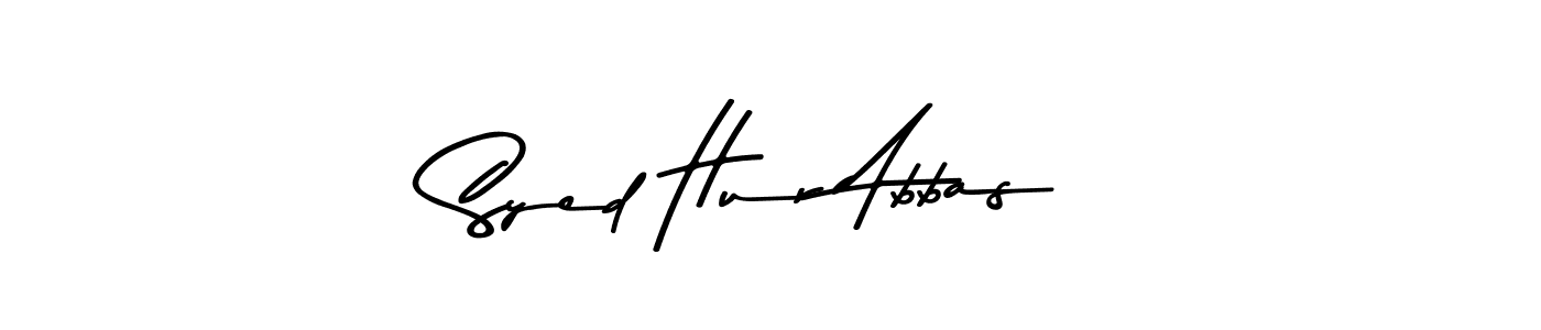 Syed Hur Abbas stylish signature style. Best Handwritten Sign (Asem Kandis PERSONAL USE) for my name. Handwritten Signature Collection Ideas for my name Syed Hur Abbas. Syed Hur Abbas signature style 9 images and pictures png