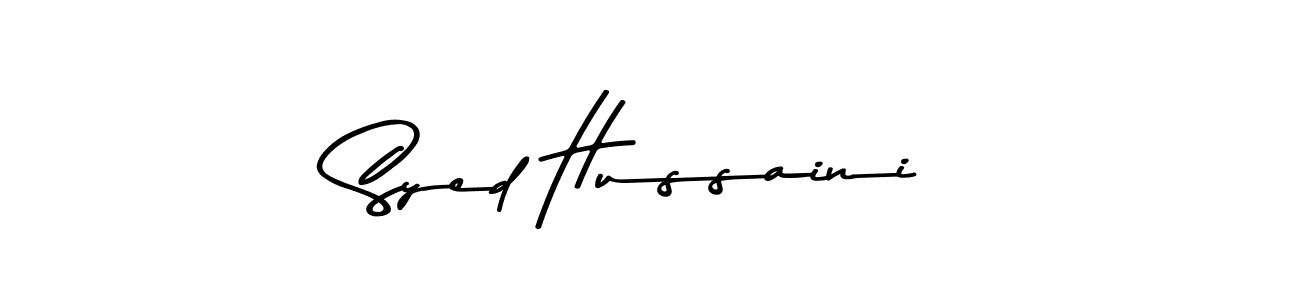 Syed Hussaini stylish signature style. Best Handwritten Sign (Asem Kandis PERSONAL USE) for my name. Handwritten Signature Collection Ideas for my name Syed Hussaini. Syed Hussaini signature style 9 images and pictures png