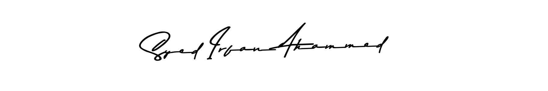 Design your own signature with our free online signature maker. With this signature software, you can create a handwritten (Asem Kandis PERSONAL USE) signature for name Syed Irfan Ahammed. Syed Irfan Ahammed signature style 9 images and pictures png