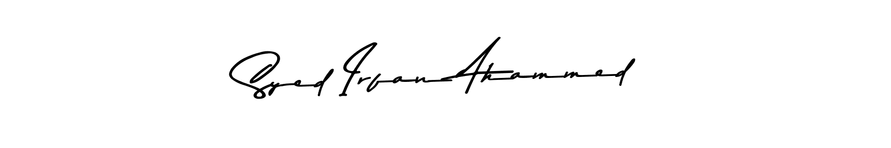 Design your own signature with our free online signature maker. With this signature software, you can create a handwritten (Asem Kandis PERSONAL USE) signature for name Syed Irfan Ahammed. Syed Irfan Ahammed signature style 9 images and pictures png