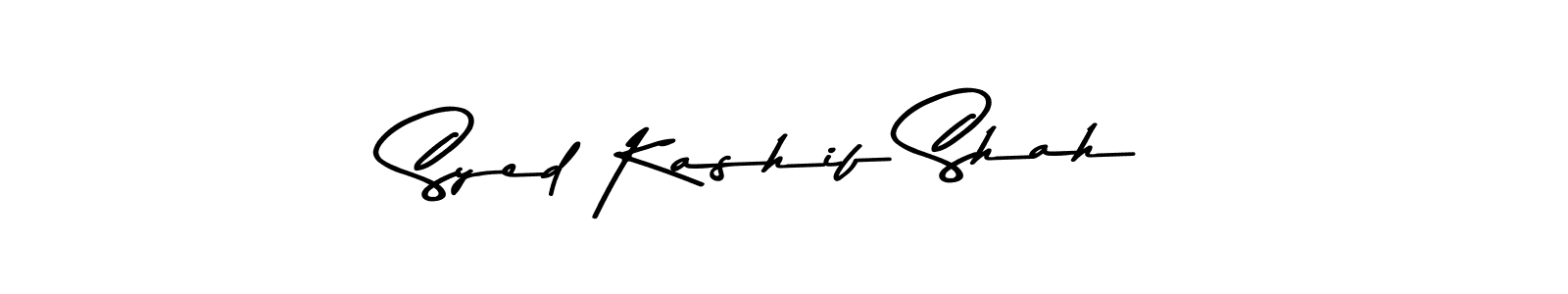 The best way (Asem Kandis PERSONAL USE) to make a short signature is to pick only two or three words in your name. The name Syed Kashif Shah include a total of six letters. For converting this name. Syed Kashif Shah signature style 9 images and pictures png