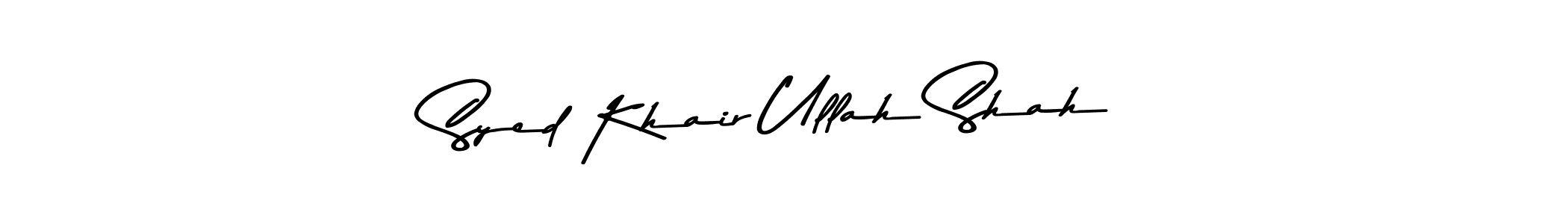 Also You can easily find your signature by using the search form. We will create Syed Khair Ullah Shah name handwritten signature images for you free of cost using Asem Kandis PERSONAL USE sign style. Syed Khair Ullah Shah signature style 9 images and pictures png