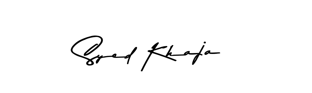 Design your own signature with our free online signature maker. With this signature software, you can create a handwritten (Asem Kandis PERSONAL USE) signature for name Syed Khaja. Syed Khaja signature style 9 images and pictures png