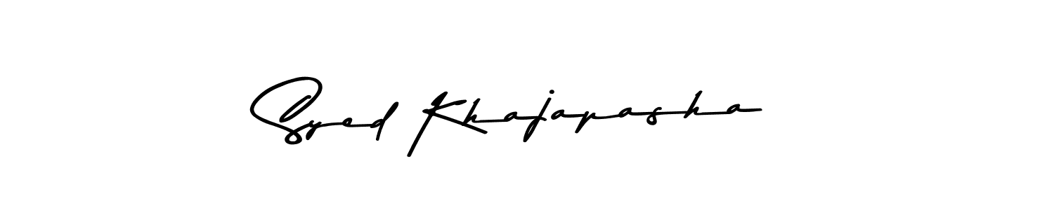 The best way (Asem Kandis PERSONAL USE) to make a short signature is to pick only two or three words in your name. The name Syed Khajapasha include a total of six letters. For converting this name. Syed Khajapasha signature style 9 images and pictures png