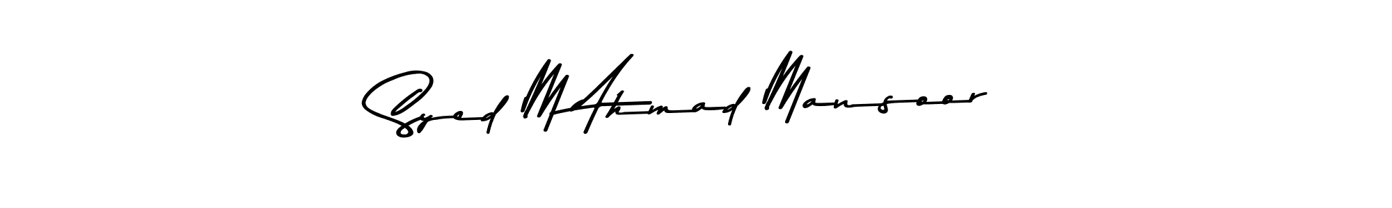 This is the best signature style for the Syed M Ahmad Mansoor name. Also you like these signature font (Asem Kandis PERSONAL USE). Mix name signature. Syed M Ahmad Mansoor signature style 9 images and pictures png