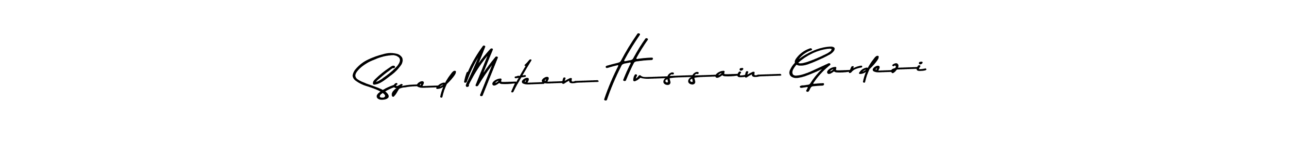 Also You can easily find your signature by using the search form. We will create Syed Mateen Hussain Gardezi name handwritten signature images for you free of cost using Asem Kandis PERSONAL USE sign style. Syed Mateen Hussain Gardezi signature style 9 images and pictures png