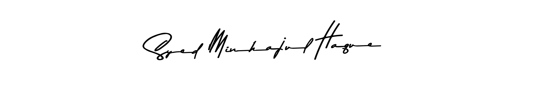 Syed Minhajul Haque stylish signature style. Best Handwritten Sign (Asem Kandis PERSONAL USE) for my name. Handwritten Signature Collection Ideas for my name Syed Minhajul Haque. Syed Minhajul Haque signature style 9 images and pictures png