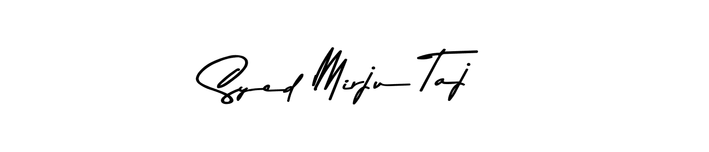 Syed Mirju Taj stylish signature style. Best Handwritten Sign (Asem Kandis PERSONAL USE) for my name. Handwritten Signature Collection Ideas for my name Syed Mirju Taj. Syed Mirju Taj signature style 9 images and pictures png