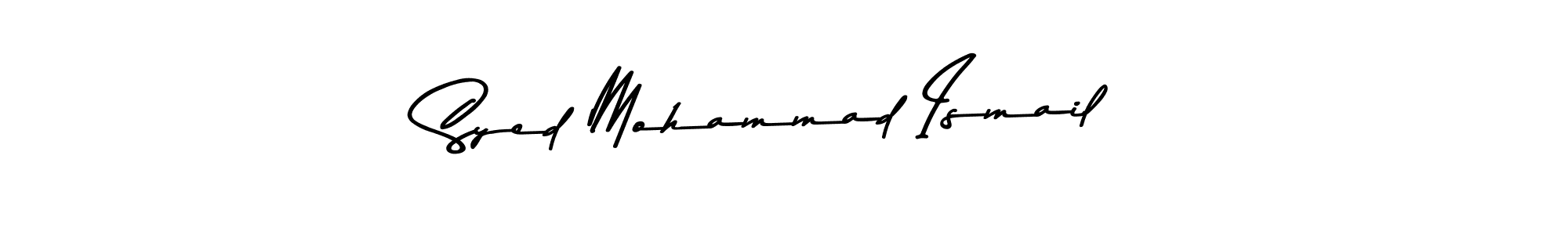 Design your own signature with our free online signature maker. With this signature software, you can create a handwritten (Asem Kandis PERSONAL USE) signature for name Syed Mohammad Ismail. Syed Mohammad Ismail signature style 9 images and pictures png