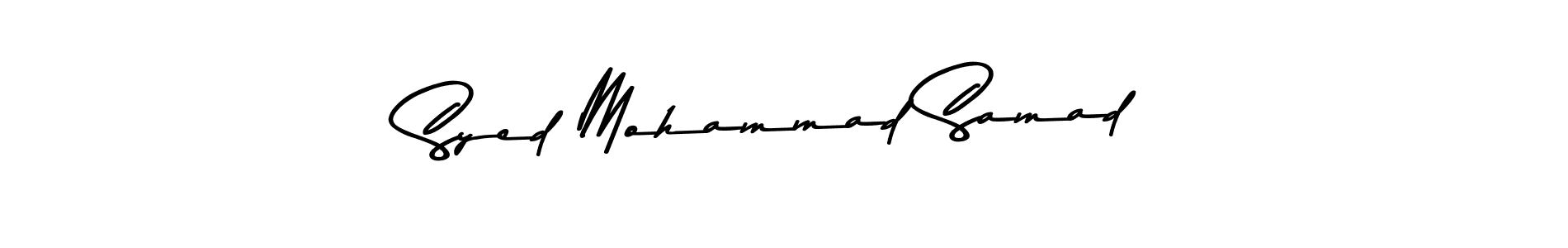 Design your own signature with our free online signature maker. With this signature software, you can create a handwritten (Asem Kandis PERSONAL USE) signature for name Syed Mohammad Samad. Syed Mohammad Samad signature style 9 images and pictures png