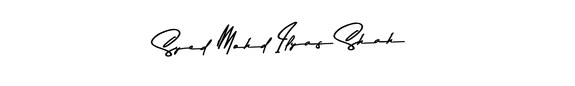 The best way (Asem Kandis PERSONAL USE) to make a short signature is to pick only two or three words in your name. The name Syed Mohd Ilyas Shah include a total of six letters. For converting this name. Syed Mohd Ilyas Shah signature style 9 images and pictures png