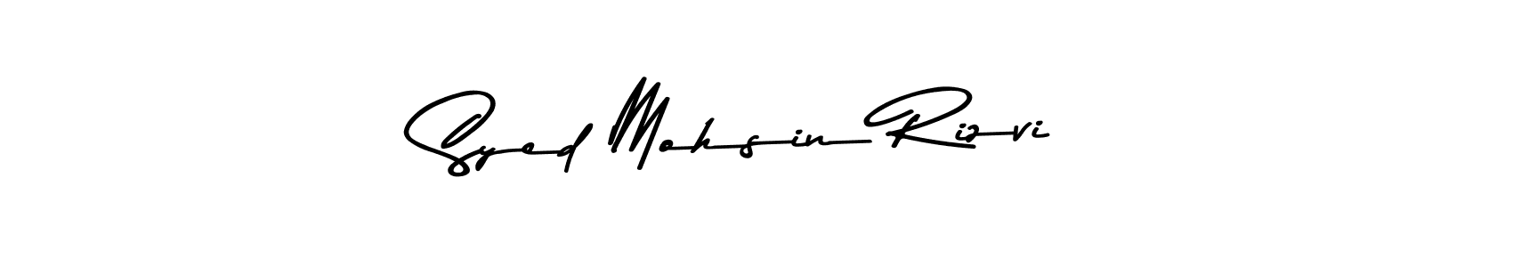 Make a beautiful signature design for name Syed Mohsin Rizvi. Use this online signature maker to create a handwritten signature for free. Syed Mohsin Rizvi signature style 9 images and pictures png