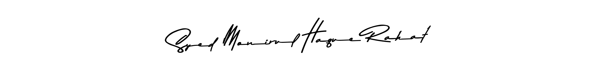 This is the best signature style for the Syed Monirul Haque Rahat name. Also you like these signature font (Asem Kandis PERSONAL USE). Mix name signature. Syed Monirul Haque Rahat signature style 9 images and pictures png