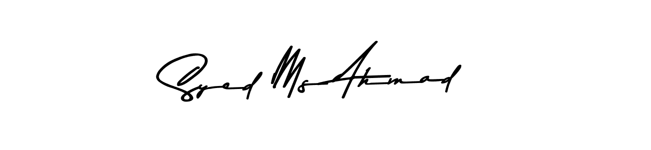 Similarly Asem Kandis PERSONAL USE is the best handwritten signature design. Signature creator online .You can use it as an online autograph creator for name Syed Ms Ahmad. Syed Ms Ahmad signature style 9 images and pictures png