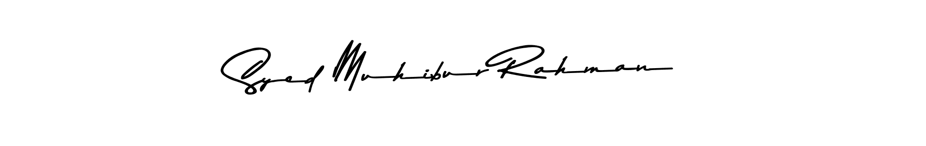 Design your own signature with our free online signature maker. With this signature software, you can create a handwritten (Asem Kandis PERSONAL USE) signature for name Syed Muhibur Rahman. Syed Muhibur Rahman signature style 9 images and pictures png