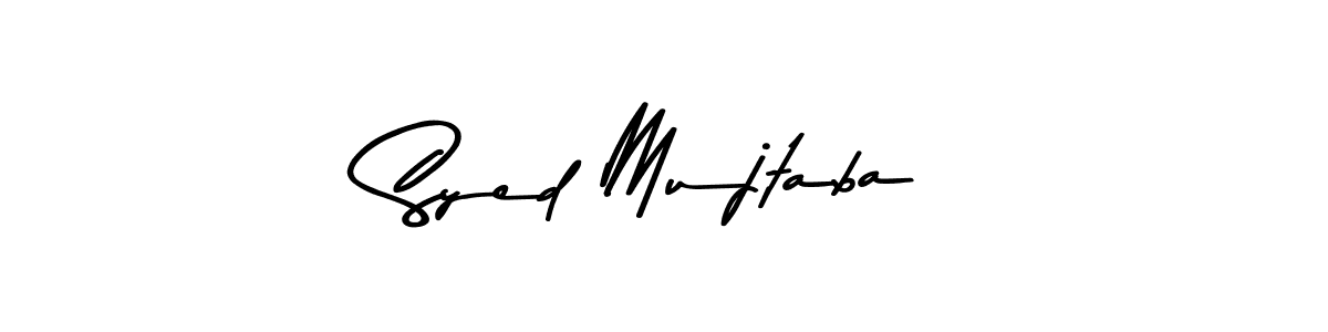 Make a beautiful signature design for name Syed Mujtaba. With this signature (Asem Kandis PERSONAL USE) style, you can create a handwritten signature for free. Syed Mujtaba signature style 9 images and pictures png