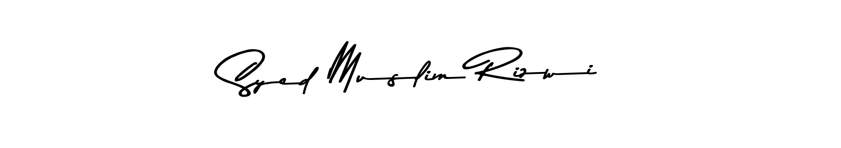 Also we have Syed Muslim Rizwi name is the best signature style. Create professional handwritten signature collection using Asem Kandis PERSONAL USE autograph style. Syed Muslim Rizwi signature style 9 images and pictures png