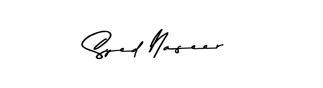 Make a beautiful signature design for name Syed Naseer. Use this online signature maker to create a handwritten signature for free. Syed Naseer signature style 9 images and pictures png
