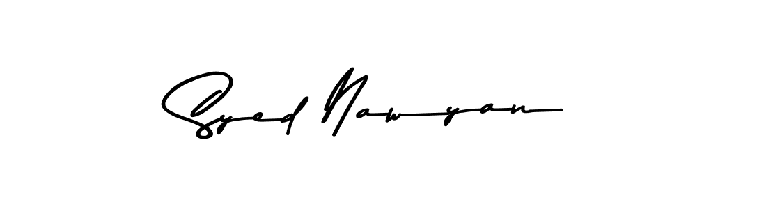 Asem Kandis PERSONAL USE is a professional signature style that is perfect for those who want to add a touch of class to their signature. It is also a great choice for those who want to make their signature more unique. Get Syed Nawyan name to fancy signature for free. Syed Nawyan signature style 9 images and pictures png
