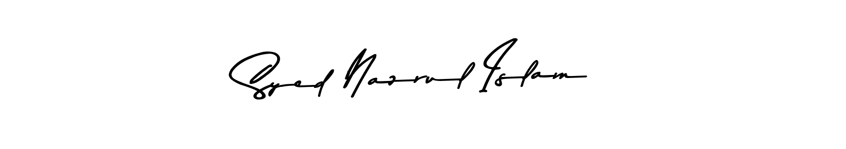 Use a signature maker to create a handwritten signature online. With this signature software, you can design (Asem Kandis PERSONAL USE) your own signature for name Syed Nazrul Islam. Syed Nazrul Islam signature style 9 images and pictures png