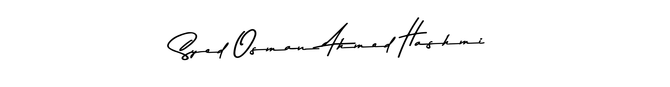 You can use this online signature creator to create a handwritten signature for the name Syed Osman Ahmed Hashmi. This is the best online autograph maker. Syed Osman Ahmed Hashmi signature style 9 images and pictures png