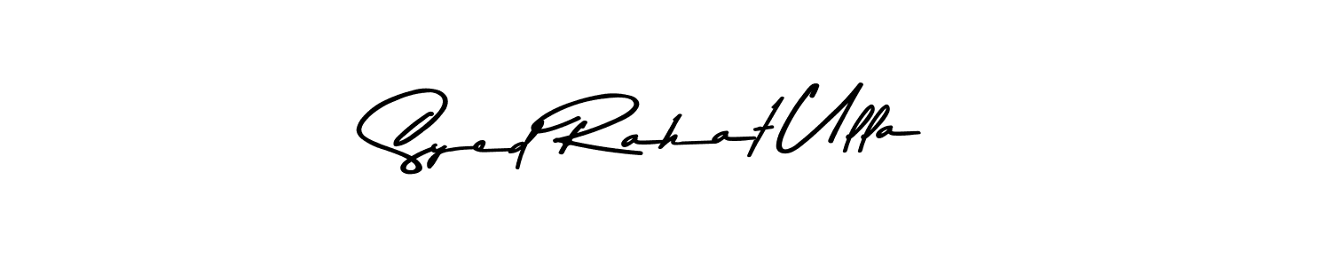 Design your own signature with our free online signature maker. With this signature software, you can create a handwritten (Asem Kandis PERSONAL USE) signature for name Syed Rahat Ulla. Syed Rahat Ulla signature style 9 images and pictures png
